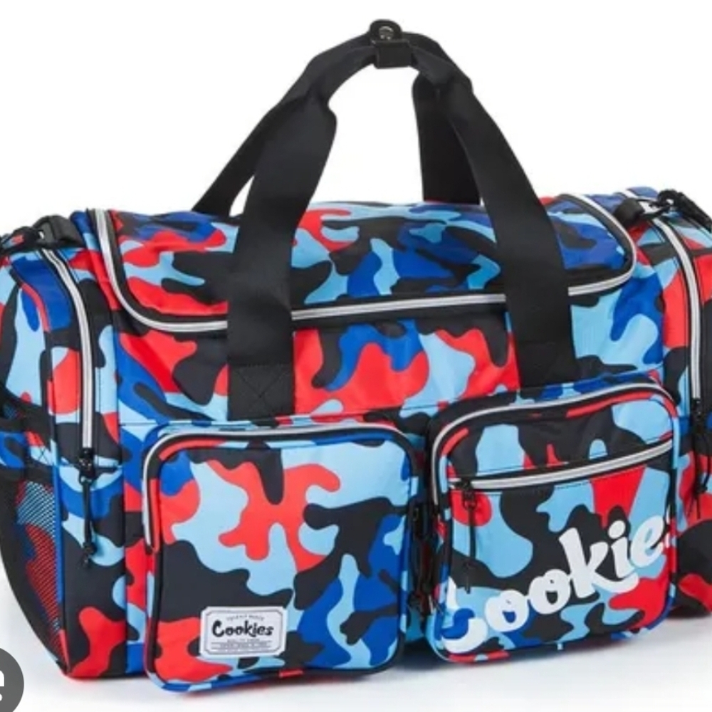 Cookies Heritage Blue Camo Duffel Bag